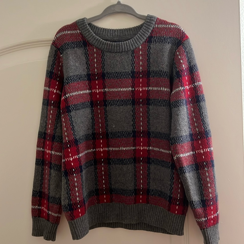 Janie and Jack Boys Plaid Sweater